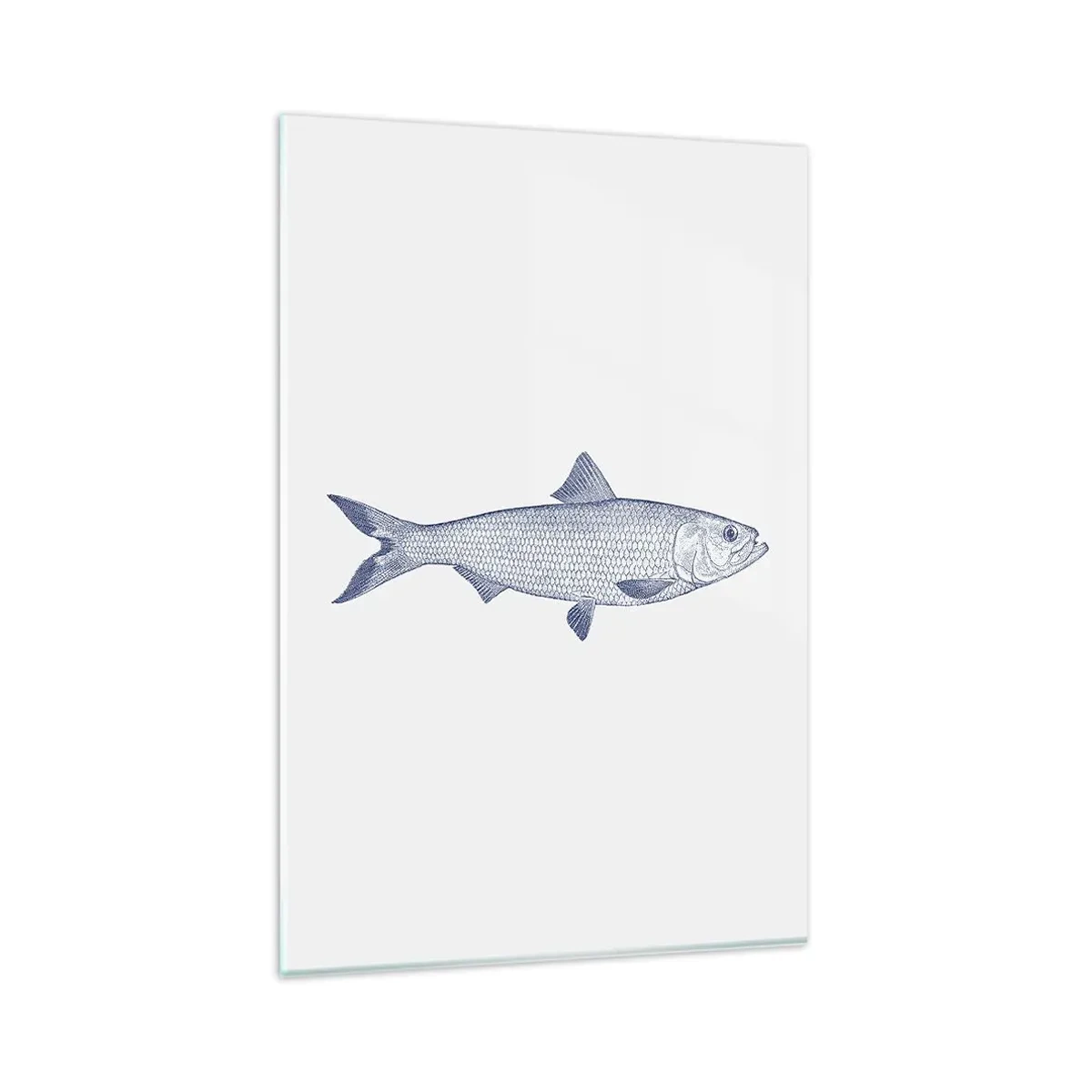 Billede på glas - Hilsner fra de nordlige have - 80x120 cm