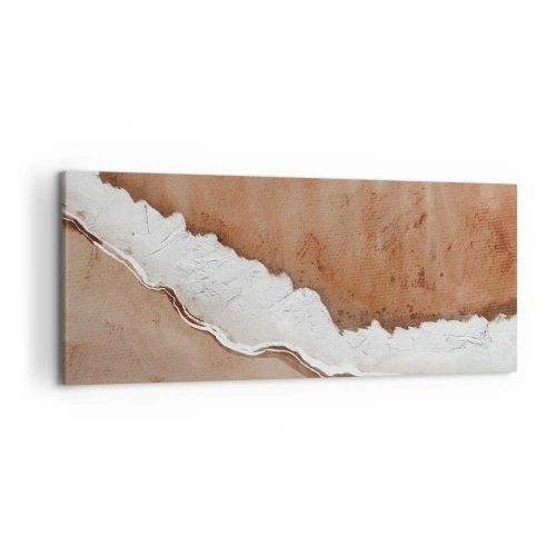 Lærredstryk - Billede på lærred - I jordnære farver - 120x50 cm