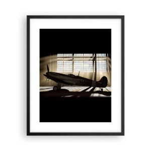 Plakat i sort ramme - Resten af krigeren - 40x50 cm