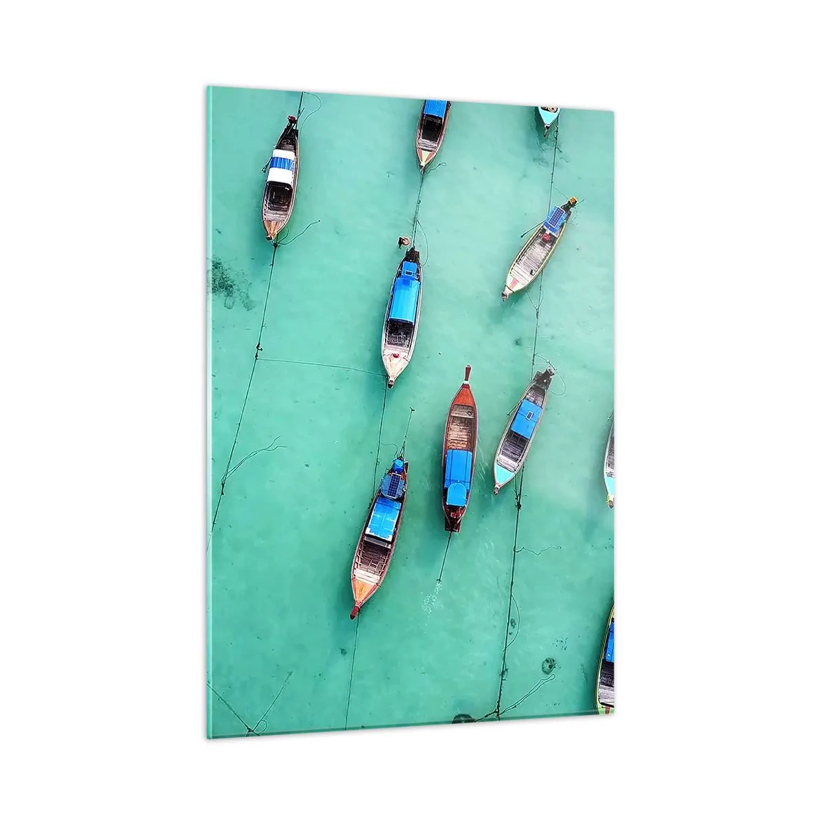 Billede på glas - I glædelig forventning - 50x70 cm