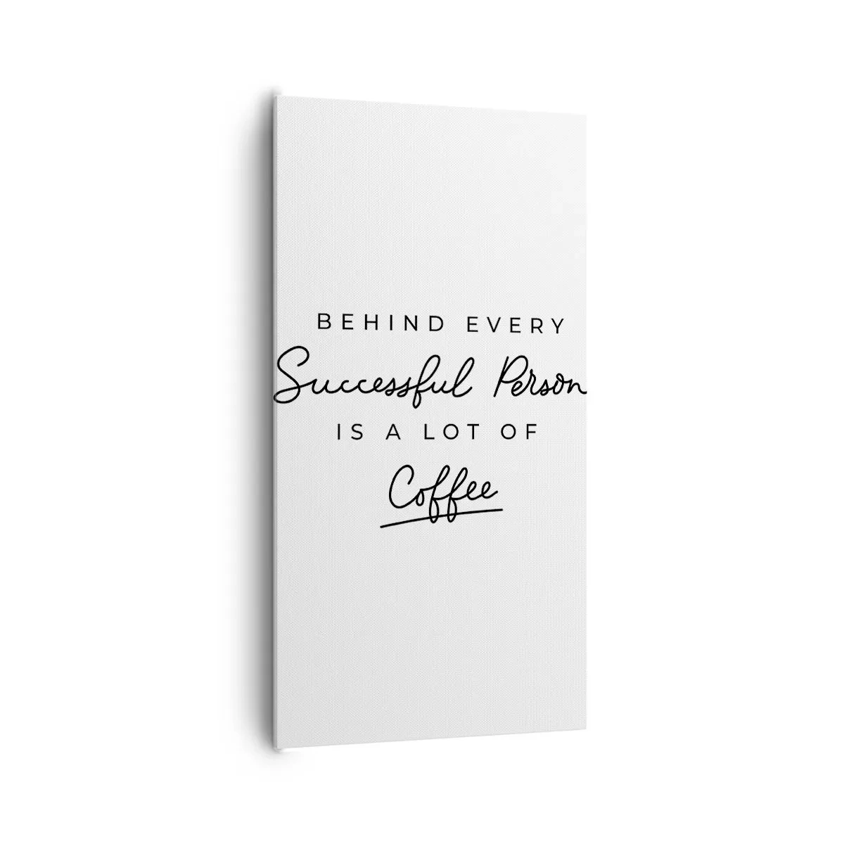 Lærredstryk - Billede på lærred - Hemmeligheden bag succes - 65x120 cm
