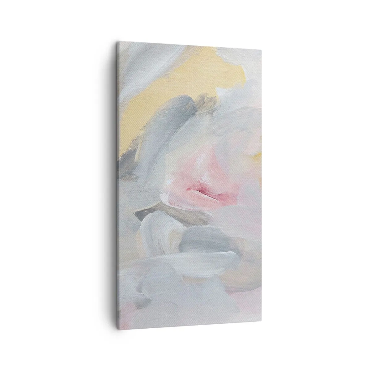 Lærredstryk - Billede på lærred - I en pastelfarvet verden - 45x80 cm