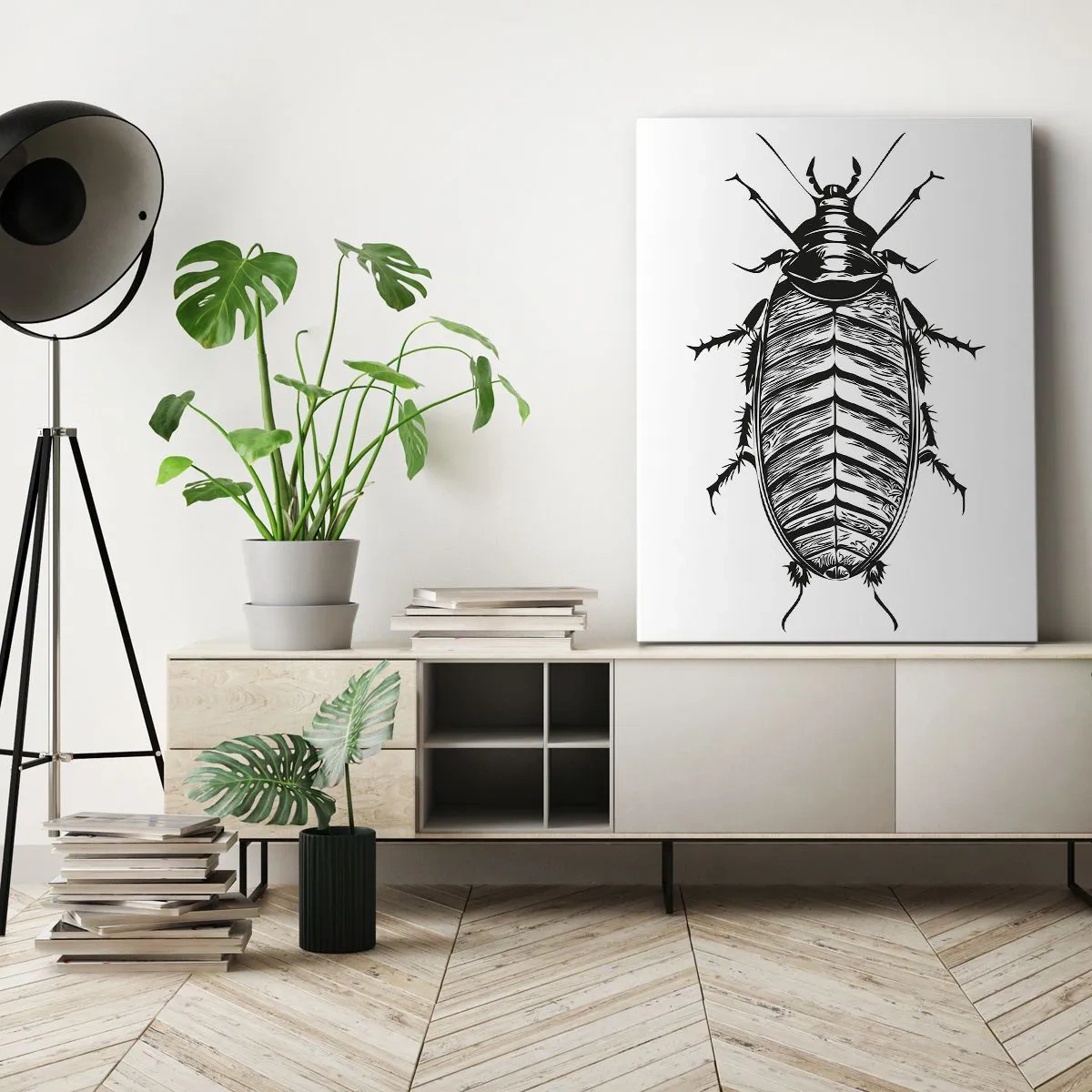 Lærredstryk - Billede på lærred - Sikke et eksemplar! - 50x70 cm