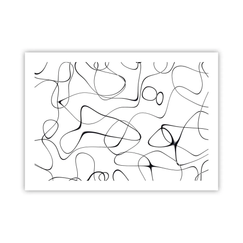 Plakat - Livets veje, skæbnens omskiftelser - 70x50 cm