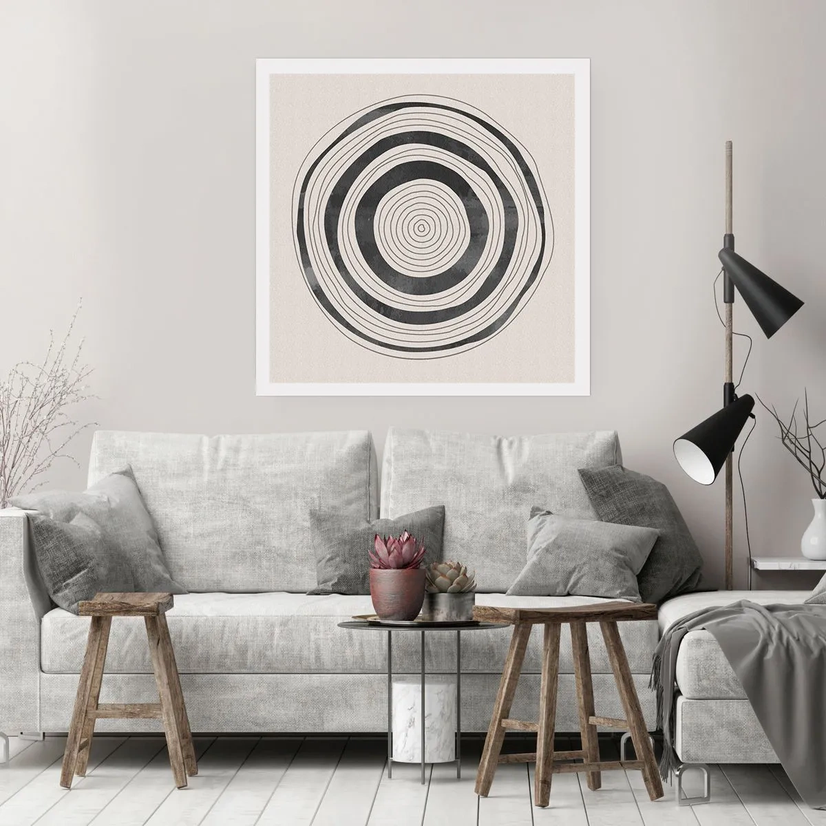 Plakat - Det vigtige er det, der er imellem - 60x60 cm