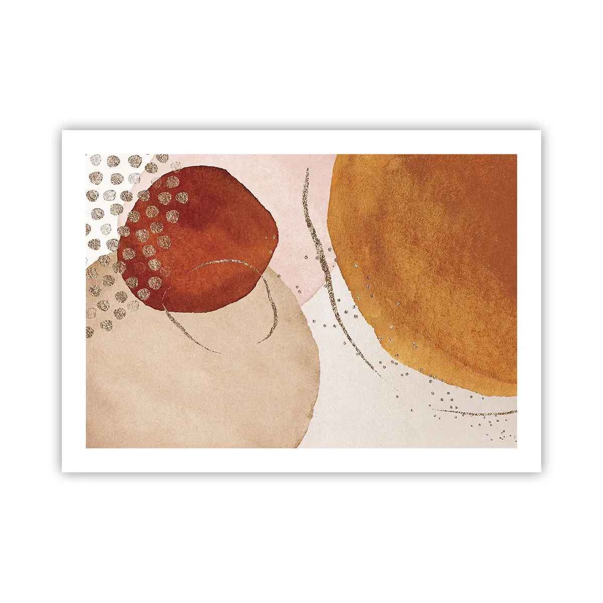 Plakat - Rundhed og bevægelse - 70x50 cm