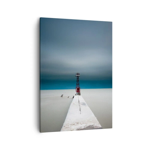 Lærredstryk - Billede på lærred - At møde det uendelige - 50x70 cm