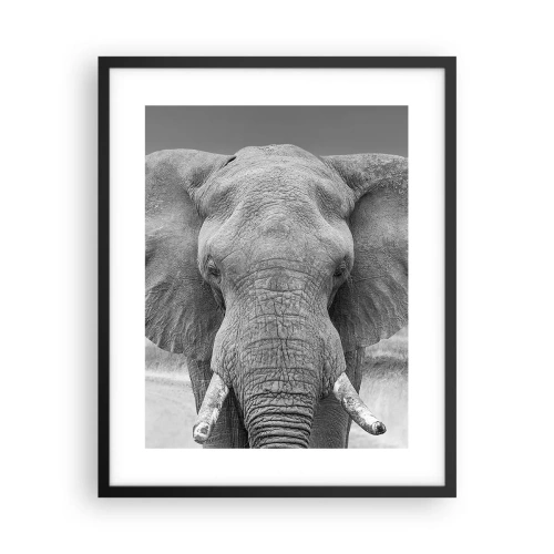 Plakat i sort ramme - Velkommen til min verden - 40x50 cm