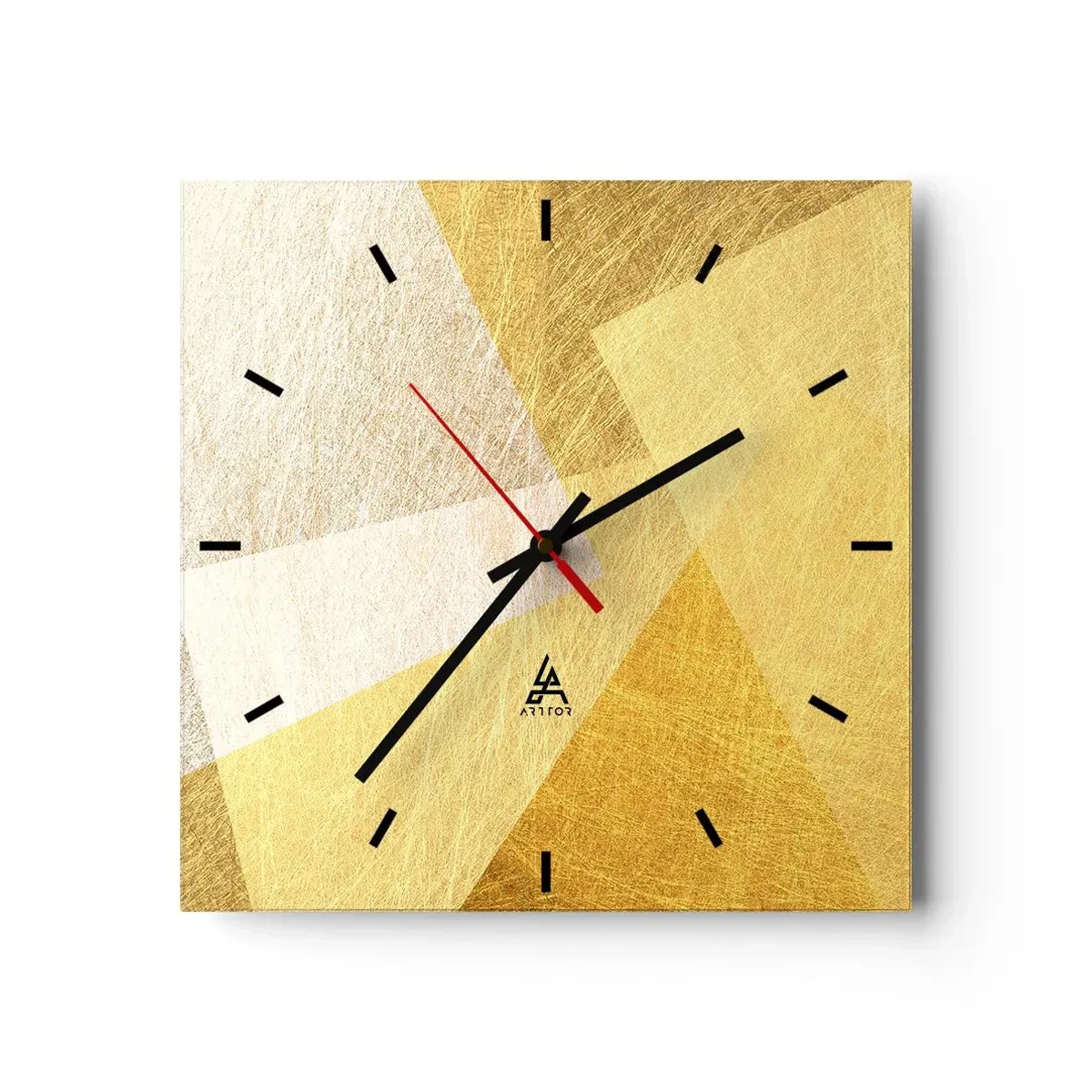 Vægur, Uret - Geometriens vejr - 40x40 cm