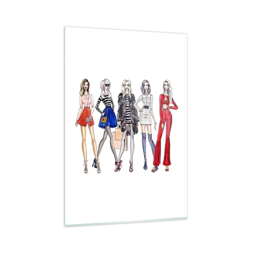 Billede på glas - Every week Fashion Week - 80x120 cm