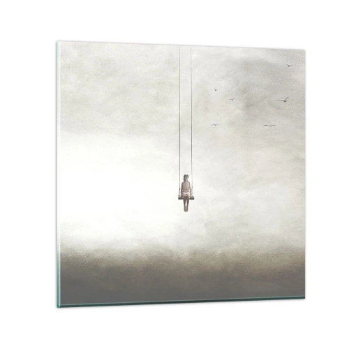 Billede på glas - Barnet i os selv - 30x30 cm