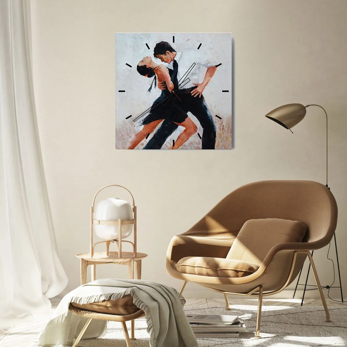 Vægur, Uret - Mine drømmes tango - 30x30 cm