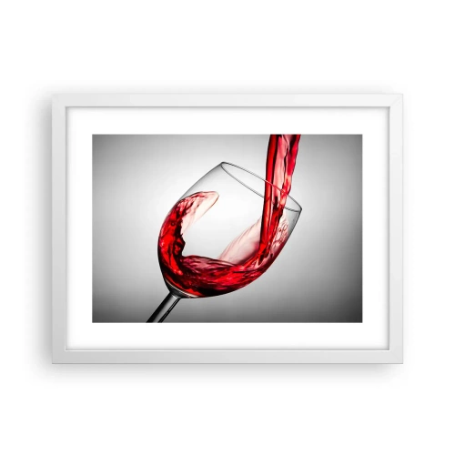 Plakat i hvid ramme - Farve - bevægelse - lyd - 40x30 cm