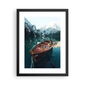 Plakat i sort ramme - Som om det var malet på glas - 30x40 cm