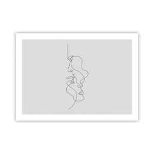 Plakat - Gløderne af glubende begær - 70x50 cm
