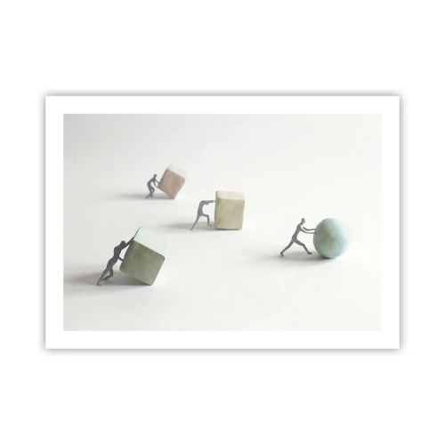 Plakat - Selve livet - 70x50 cm