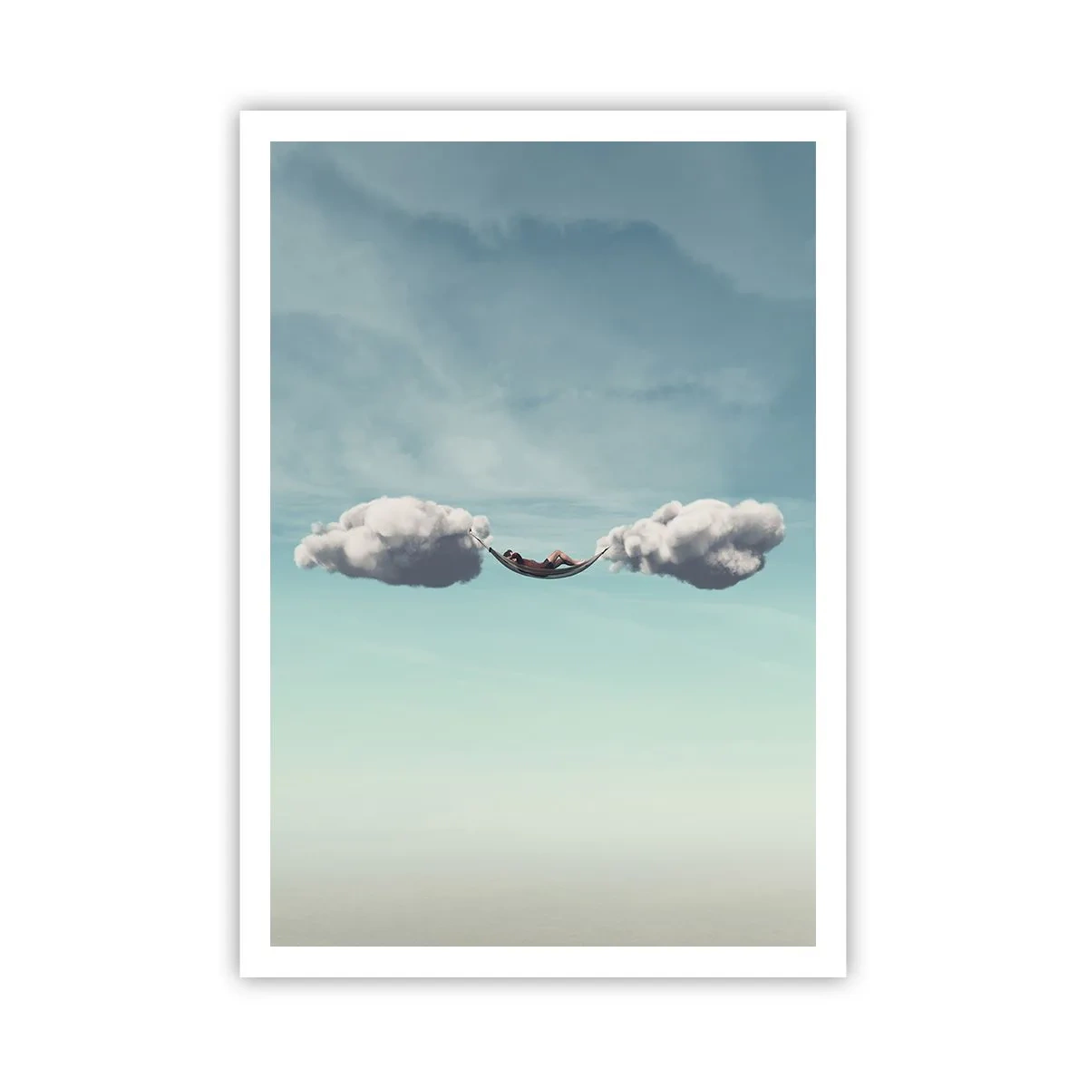 Plakat - Lykken i øjeblikket - 70x100 cm