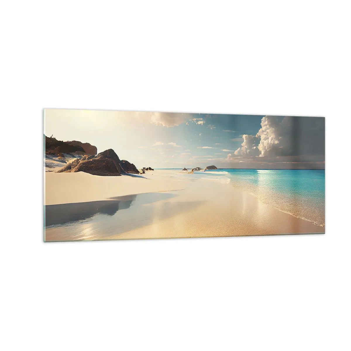 Billede på glas - En drømmeagtig dag - 100x40 cm