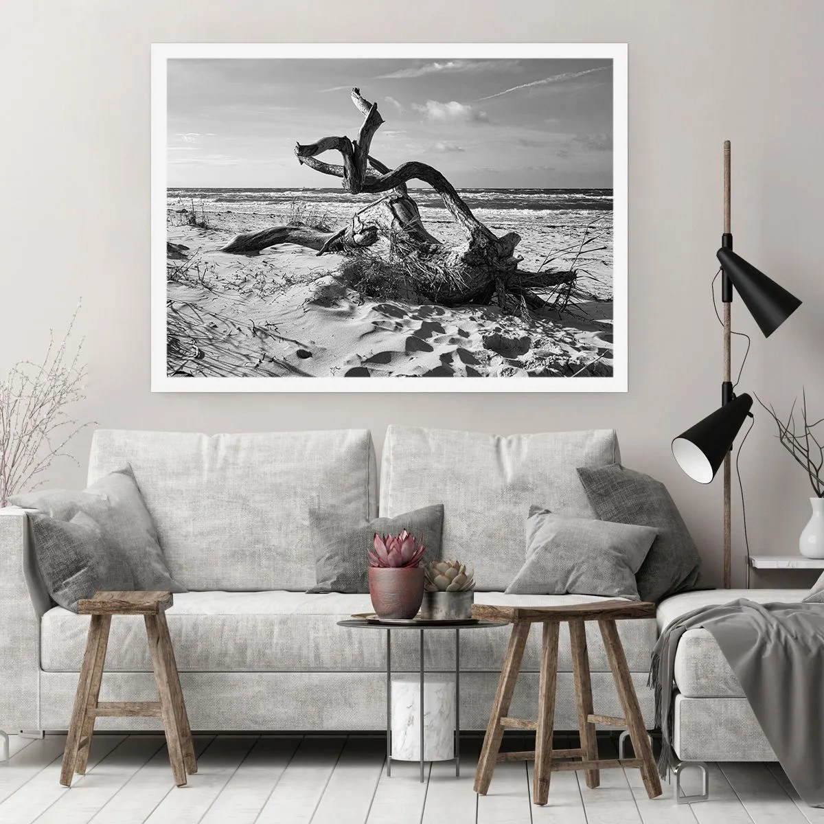 Plakat - Havets skulptur - 70x50 cm
