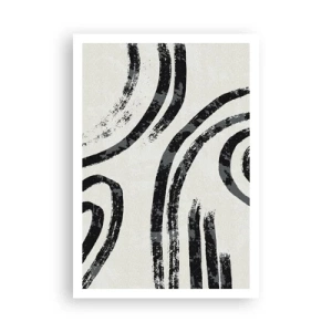 Plakat - Halvt stoppet - 70x100 cm