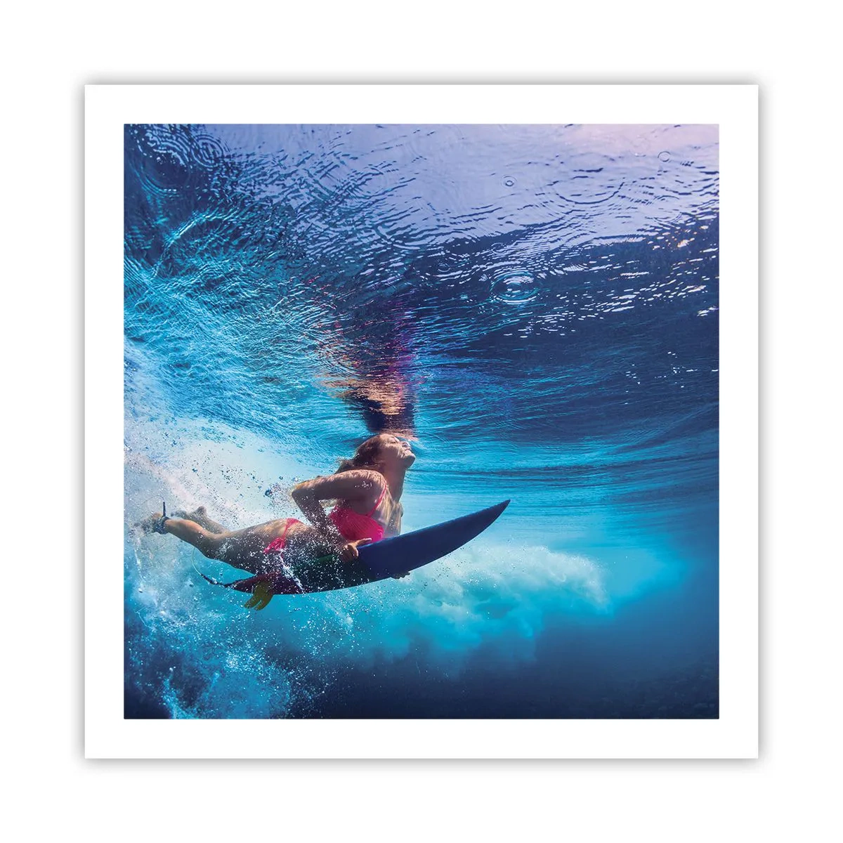 Plakat - Dybden af glæde - 60x60 cm
