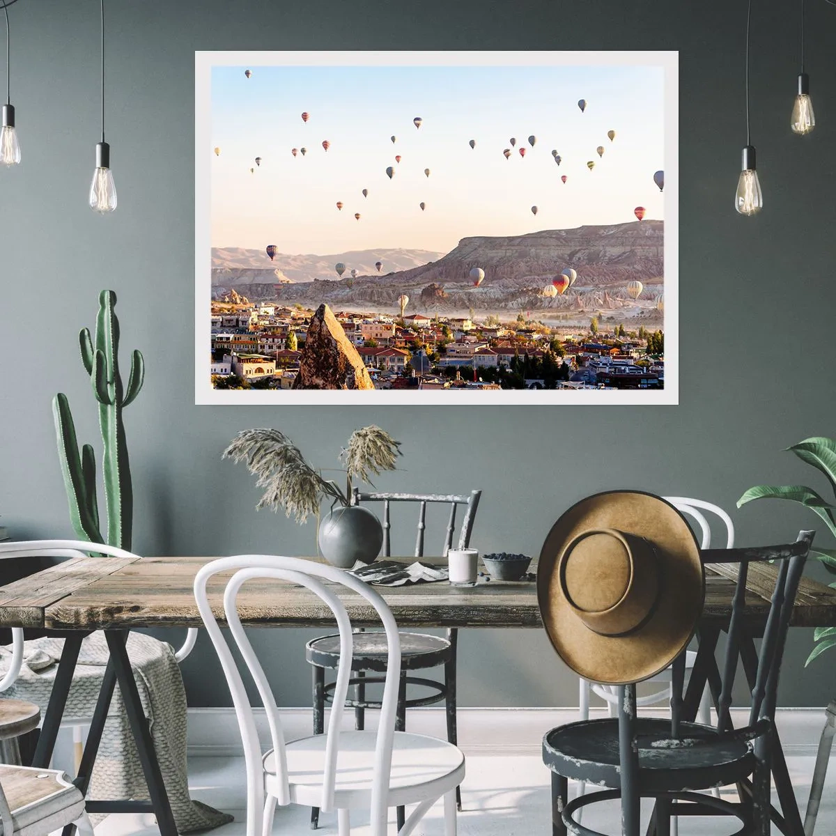 Plakat - Som skibe på himlen - 100x70 cm