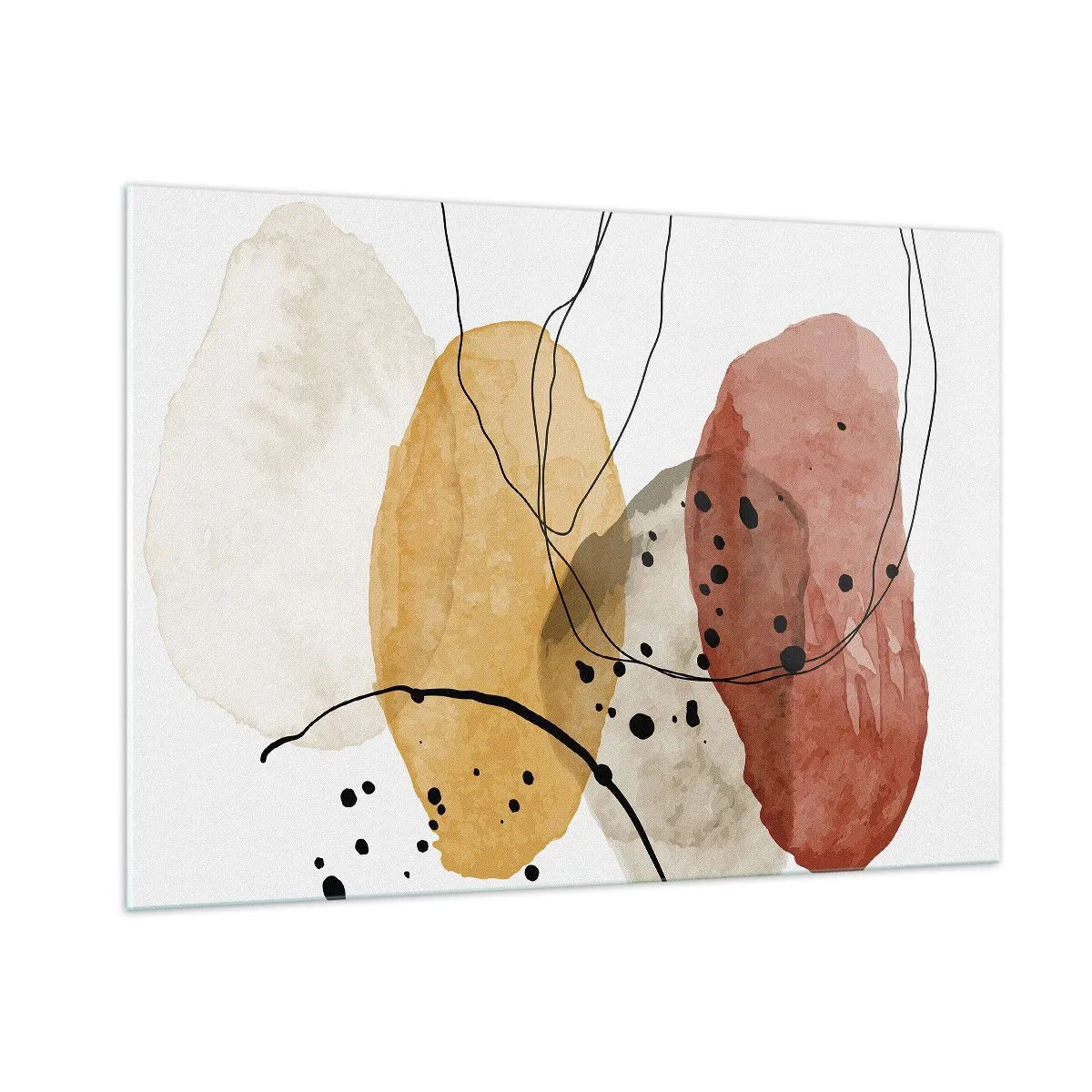 Billede på glas - Som lys, klar luft - 100x70 cm