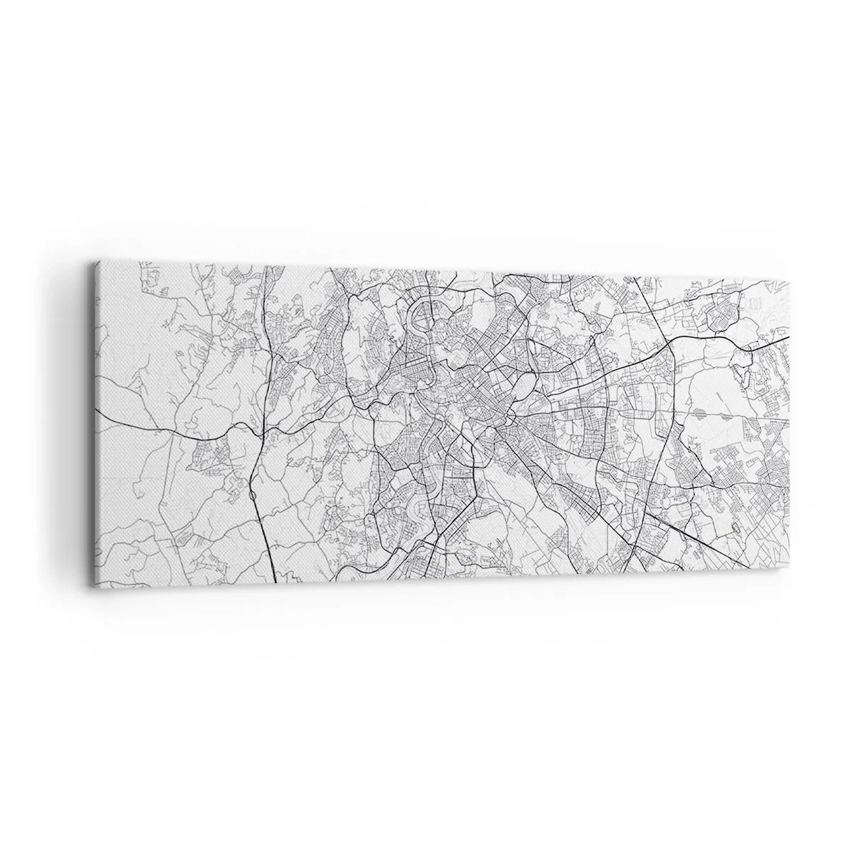 Lærredstryk - Billede på lærred - Romersk cirkel - 120x50 cm