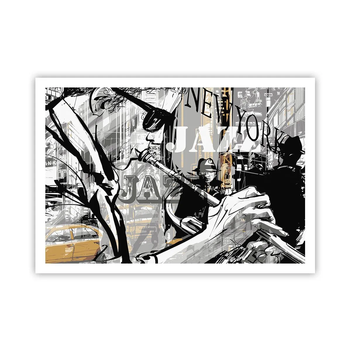 Plakat - Til New Yorks rytme - 100x70 cm