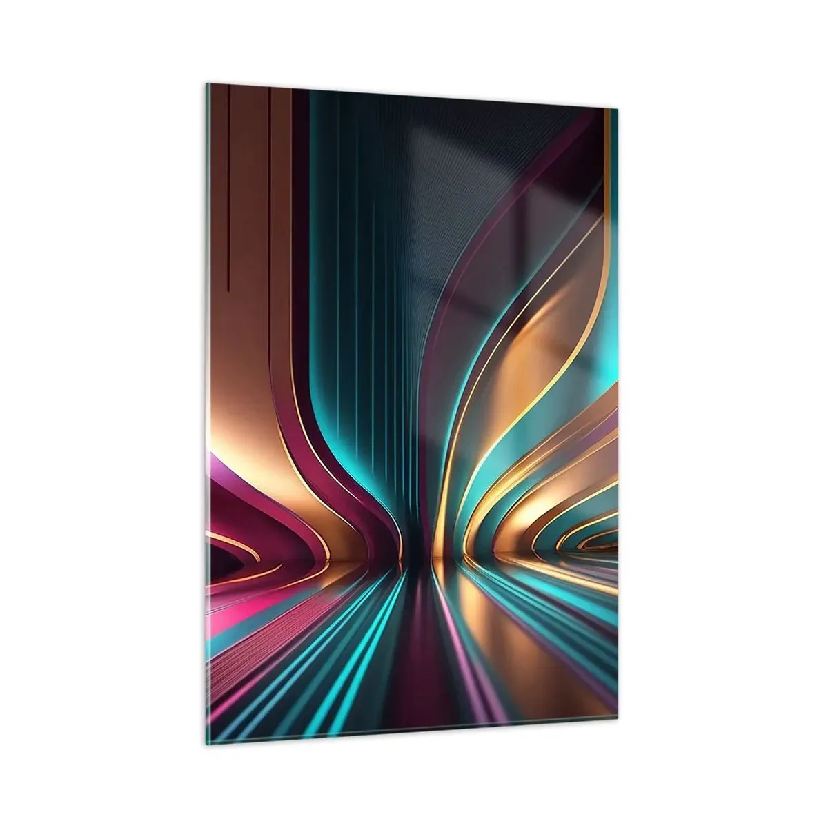 Billede på glas - Lysets arkitektur - 50x70 cm