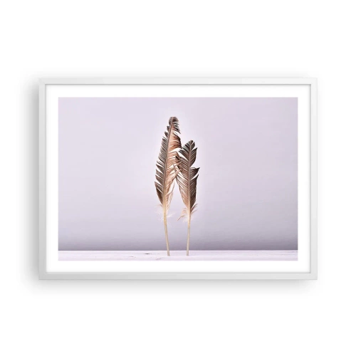 Plakat i hvid ramme - Mod intetheden - 70x50 cm