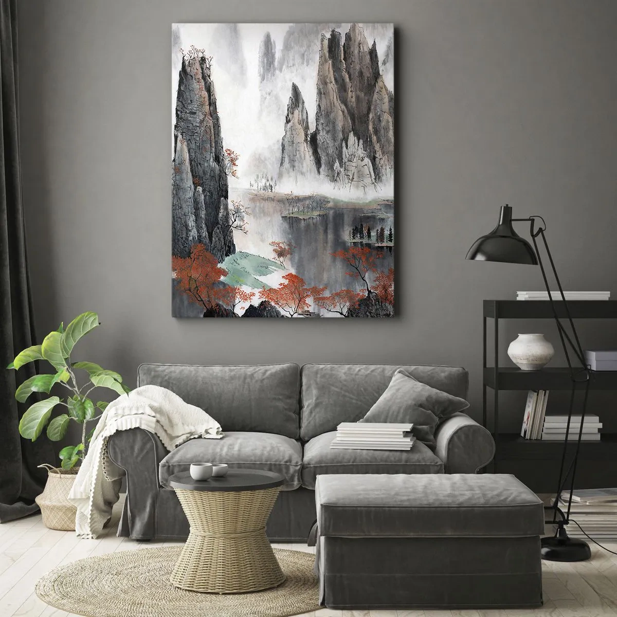 Lærredstryk - Billede på lærred - Stærke beskyttere - 45x80 cm