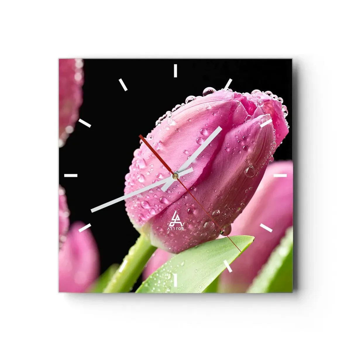 Vægur, Uret - En lilla drøm i duggen - 40x40 cm