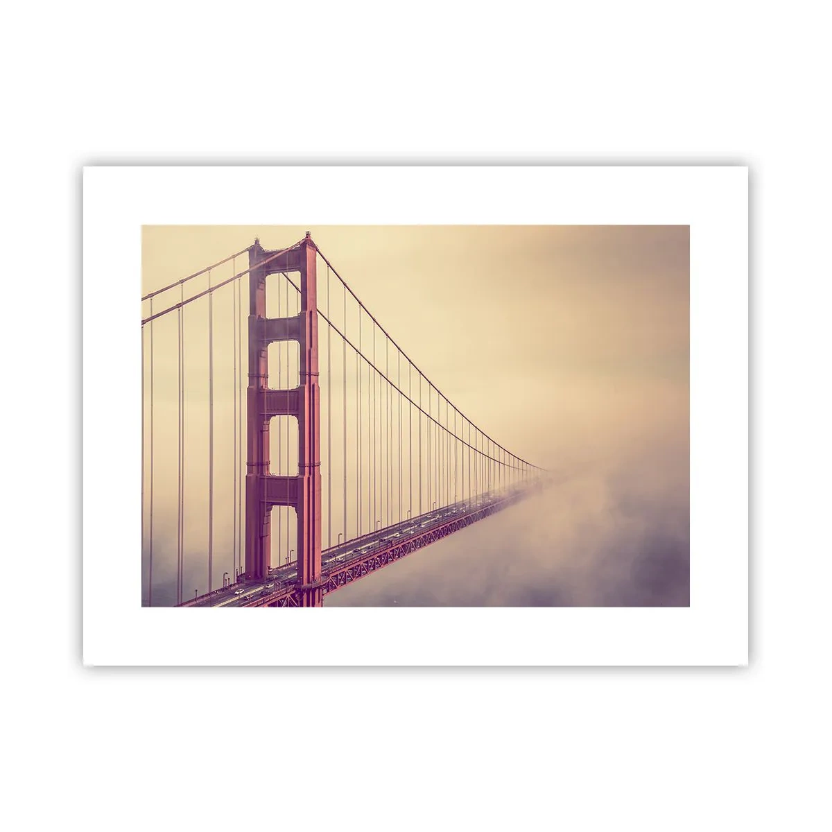 Plakat - Mellem himmel og jord - 40x30 cm