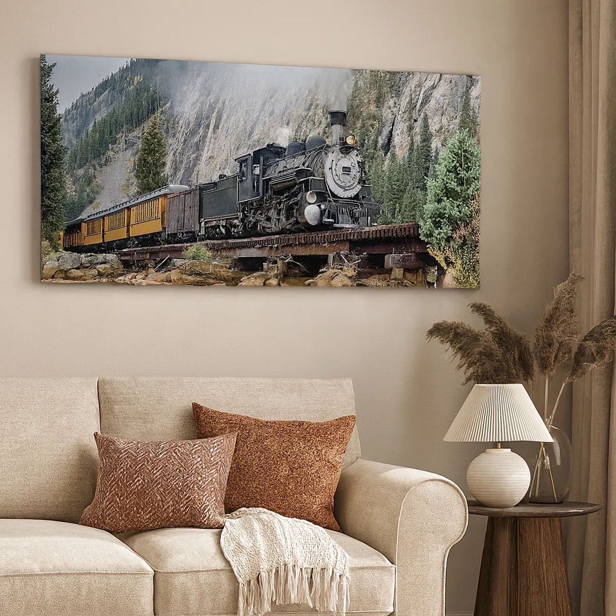 Lærredstryk - Billede på lærred - Og hvorhen? Hvorhen? - 30x30 cm