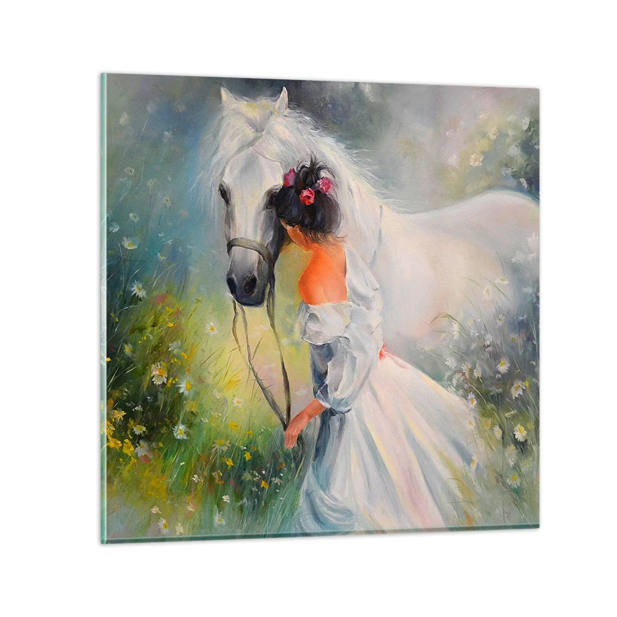 Billede på glas - Som fra en smuk drøm - 50x50 cm