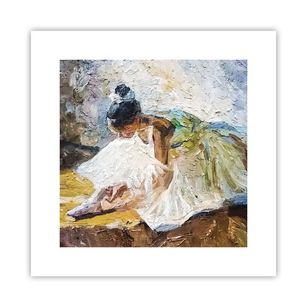 Plakat - Fra et maleri af Degas - 30x30 cm