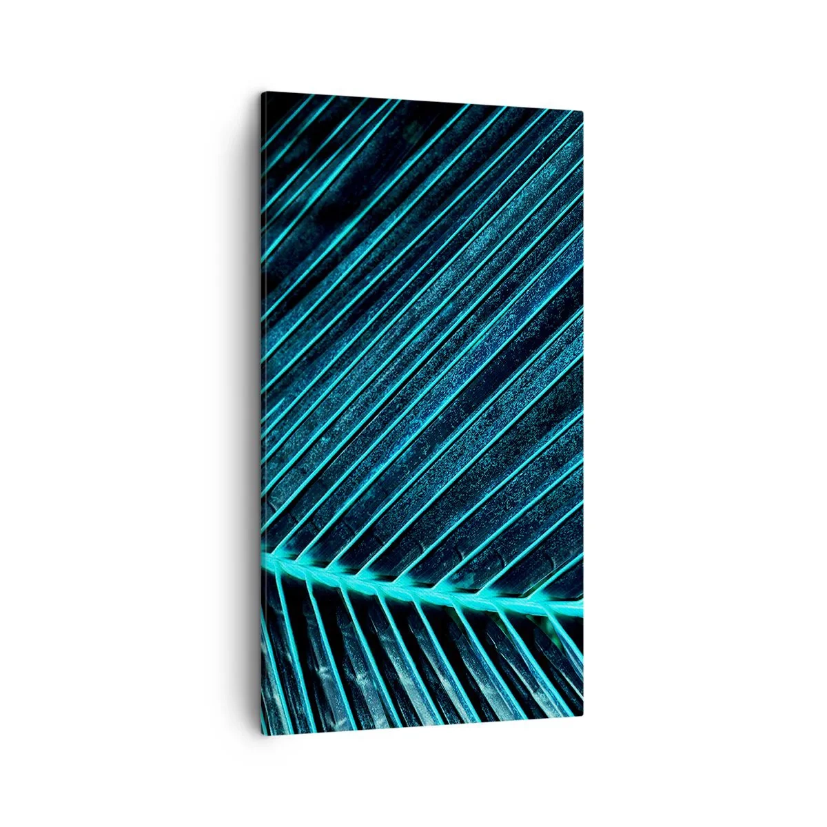 Lærredstryk - Billede på lærred - Tekstur af grønt - 45x80 cm