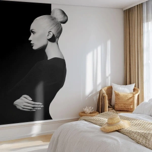 Fototapet Standard Eco - Blot en kvinde - Mode, Kvinde, Elegant - 250x175 cm