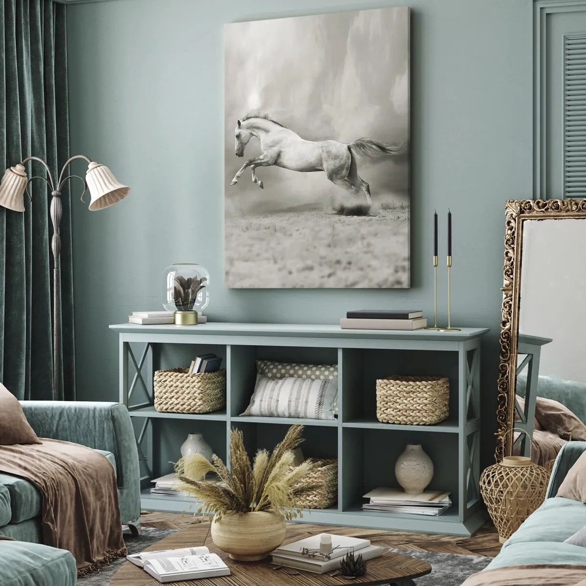 Lærredstryk - Billede på lærred - Mellem vågenhed og drømme - 80x120 cm