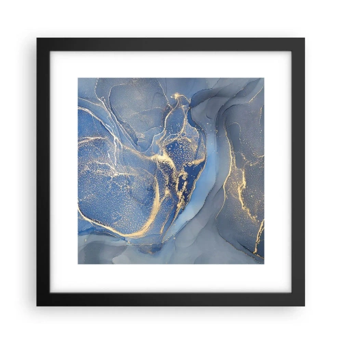 Plakat i sort ramme - Guldstøv - 30x30 cm