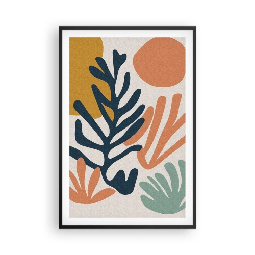 Plakat i sort ramme - Koralhav - 61x91 cm