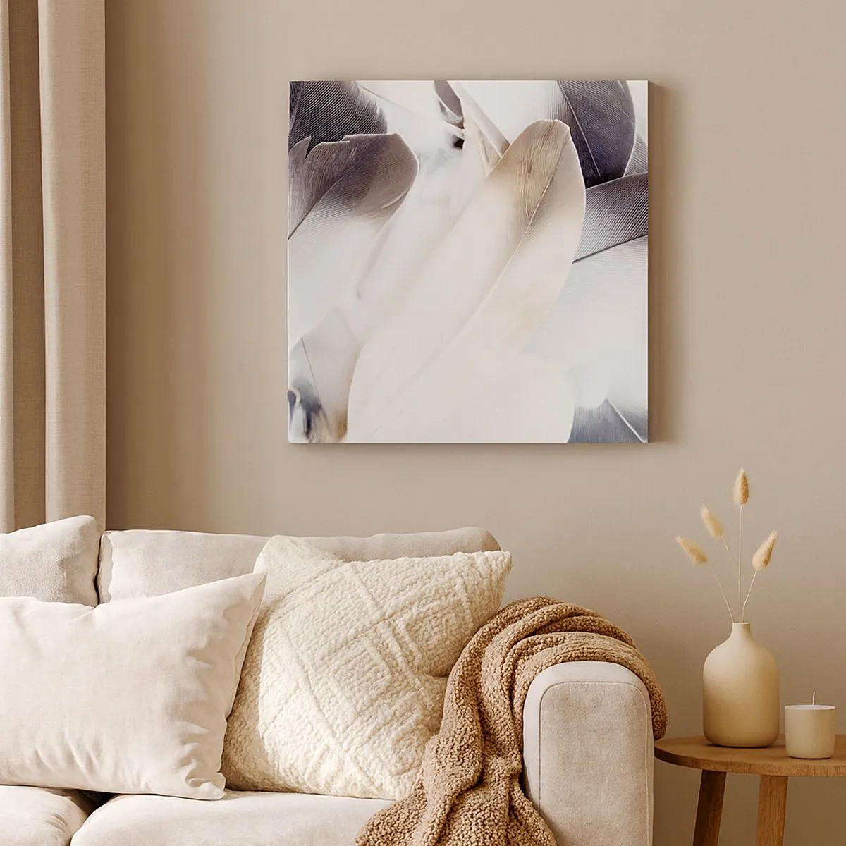 Lærredstryk - Billede på lærred - Næsten engleagtig - 30x30 cm