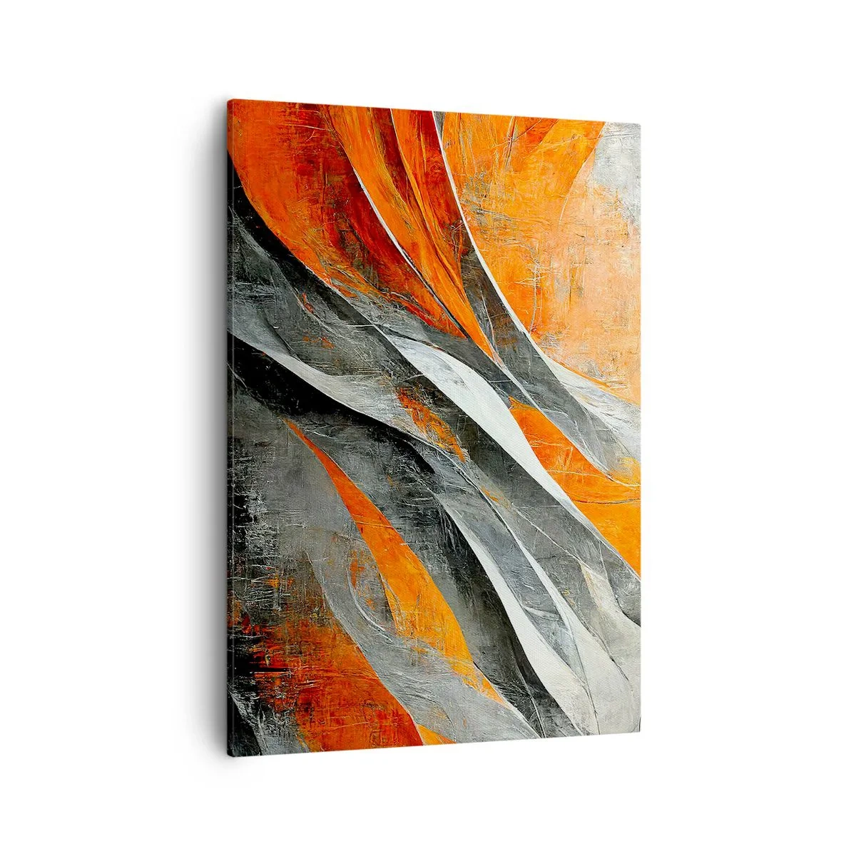 Lærredstryk - Billede på lærred - Varme og kulde - 50x70 cm