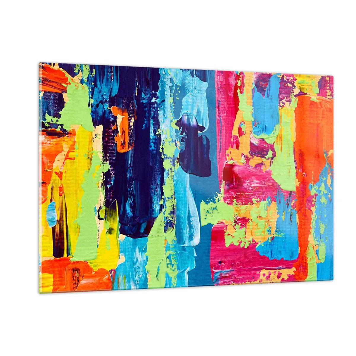 Billede på glas - Livet er smukt! - 120x80 cm