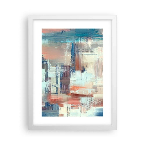 Plakat i hvid ramme - At nå lyset - 30x40 cm