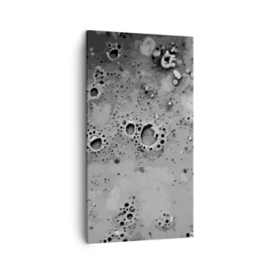 Lærredstryk - Billede på lærred - Som et månelandskab - 45x80 cm