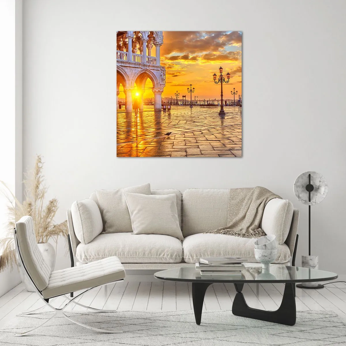 Billede på glas - Hvor er alle henne? - 40x40 cm