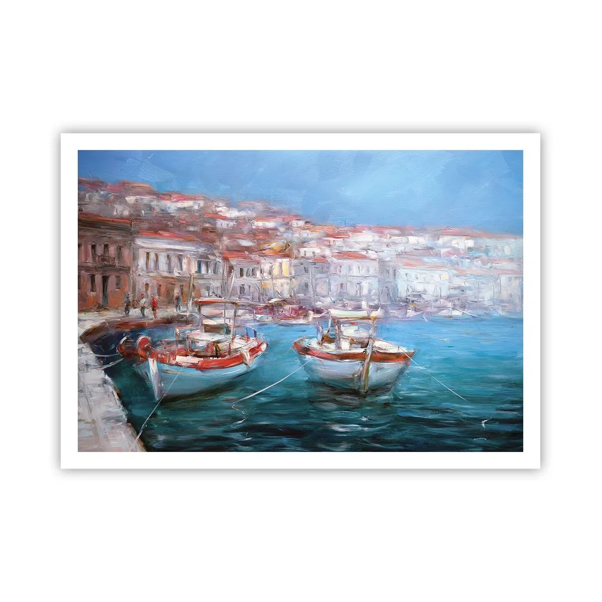 Plakat - Italiensk bugt - 100x70 cm
