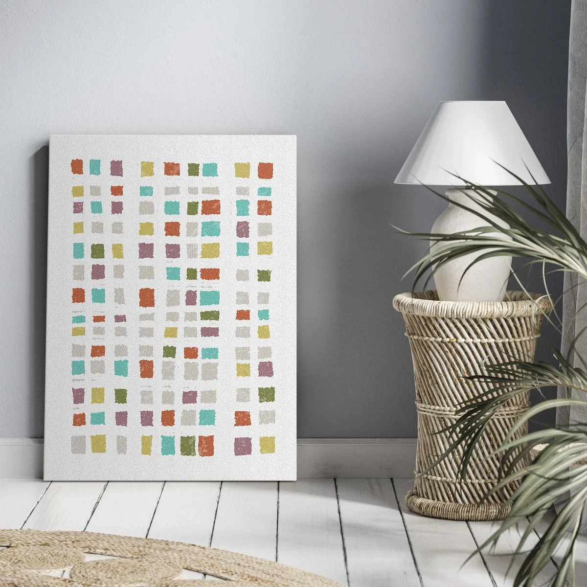 Lærredstryk - Billede på lærred - Ukendt leg - 45x80 cm